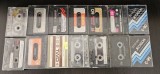 Casete audio vintage din anii '70 și '80 diverse marci . LOT 12 BUCATI , NU CUNOSC CE ESTE INREGISTRAT PE ELE !