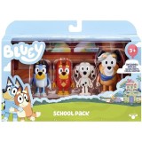 Set 4 figurine Bluey - Bluey la scoala
