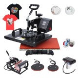 Presă transfer termic 30x38cm, personalizări 5in1 1250w, sublimare combo 5in1,