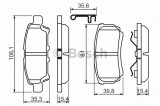 Set placute frana,frana disc JEEP PATRIOT (MK74) (2007 - 2016) BOSCH 0 986 494 502