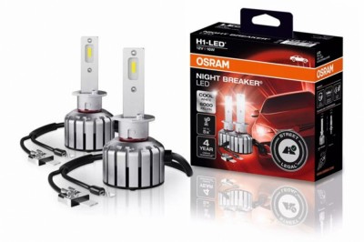 OSRAM NIGHT BREAKER H1 LED 64150DWNB-2HFB Set 2 Becuri Auto Omologare RAR Performance AutoTuning foto