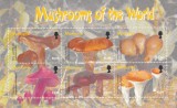 Montserat 2003 - Flora , Ciuperci , Bloc 6 valori , dantelate , MNH , Mi.1205-1210.Kb
