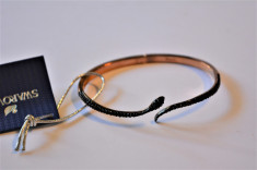 Bratara Swarovsky Rose Gold Snake cod 5409194 noua Marcata Originala foto