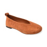 Balerini GRYXX maro, 439356, din piele intoarsa