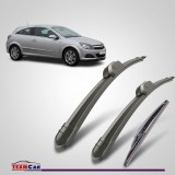 Cumpara ieftin Stergatoare TeamCar&reg; Flat Set Complet Opel Astra H GTC (2005-2010) - 22" 18" 12" Parbriz Luneta Side Pin