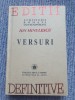 &quot;VERSURI&quot; de ION MINULESCU, 2006, reproducere in facsimil dupa editia 1943