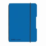 Caiet Herlitz, my.book flex, A6, 40 file, 70 g/mp dictando, coperta albastru