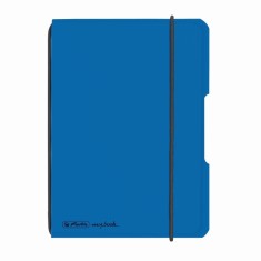 Caiet Herlitz, my.book flex, A6, 40 file, 70 g/mp dictando, coperta albastru