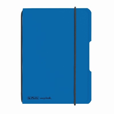 Caiet Herlitz, my.book flex, A6, 40 file, 70 g/mp dictando, coperta albastru foto