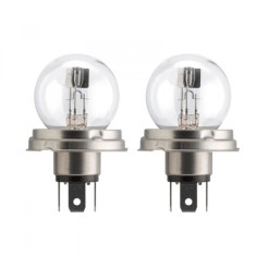 Pachet 2 Becuri Far R2 12V 45 40W Vision (Cutie) Philips