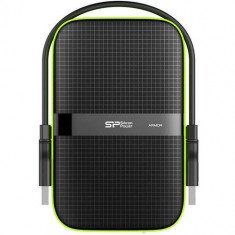 HDD Extern Silicon Power Armor A60, 4TB, 2.5inch, USB 3.0, (Negru/Verde)