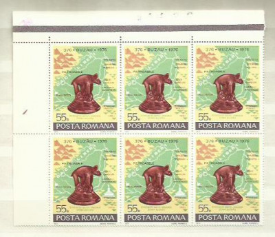 Romania MNH 1976 - 1600 de ani atestare documentara a orasului Buzau - LP 919 X6 foto