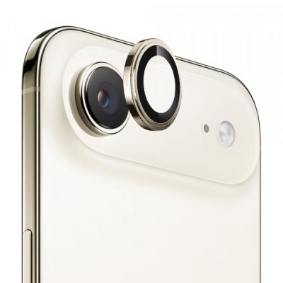 Folie de protectie Camera Spate Blueo Sapphire Crystal pentru Apple iPhone 17 Air, Sticla Securizata, Aurie foto
