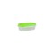 Set 10 cutii alimente dreptunghiulare Spring, verzi, 740 ml