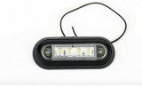 Lampa Gabarit LED Alba 12/24V, Universala, E9, Rezistenta Apa IP67, 90mm, Auto, Camion, Remorca