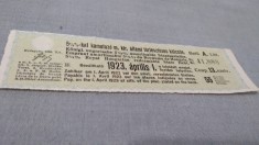 CUPOANE /BON DE TREZORERIE CU REDUCERE 1923 UNGARIA