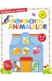 Desenez si colorez. Alfabetul animalelor 3-4 ani