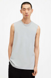 AllSaints top din bumbac REMI SL CREW culoarea gri, M017JA