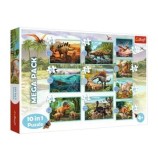 Cumpara ieftin Puzzle Trefl 10 in 1 Lumea dinozaurilor, 329 piese