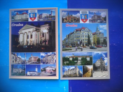 HOPCT LOT 2715 ORADEA-JUD BIHOR-2 CARTI POSTALE-NECIRCULATE foto