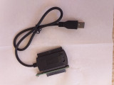USB TO SATA IDE+Adaptor HDD SSD SATA 22pini la IDE 44pini pt laptop