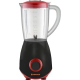 RESIGILAT &ndash; BLENDER VORTEX VO4006, Capacitate 1.5L, Putere 600W, 2 trepte viteza, Negru/Rosu