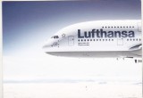 Bnk cp Aviatie - Lufthansa - Airbus A 380 - necirculata, Printata