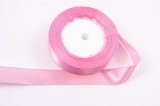 Panglica din satin pentru decorare, roz , 22.5m x 2cm