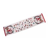 Traversa masa Craciun textil multicolor UN cm 32 x 140 H