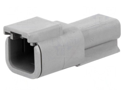 Conector cablu-cablu DTM 2 pini gri IP68 foto