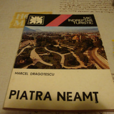 Mic indreptar turistic - Piatra Neamt - 1980