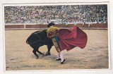 Bnk cp Corrida de toros - Veronica - necirculata, Spania, Printata