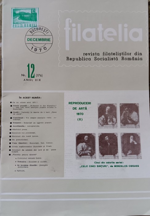 myh 15 - Filatelia - Revista filatelistilor din RSR - nr 12/decembrie 1970