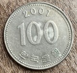 C50 - Moneda foarte veche - Coreea de Sud - 100 won - 2001