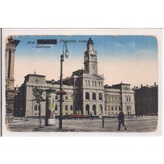 Carte postala circulata din perioada interbelica