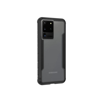 Husa Cover Bumper X-Fitted Fighter Plus pentru Samsung Galaxy S20 Ultra Negru foto