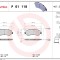 BREMBO P 61 118 PRIME LINE set placute frana disc