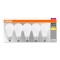 Set Becuri LED Osram, 9 W, 2700 K, 806 Lumeni, E27, 10000 ore, A++, 5 bucati