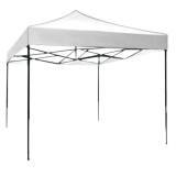 Stand pliabil eMazing, cadru metalic, dimensiune 2x2 m, culoare albă, perfect pentru evenimente