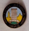 Hotel ASTORIA din Arad, insigna veche anii 1970, email - Turism, Romania de la 1950