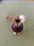 Amfora miniaturala vintage onix