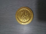 Centenarul Independentei de Stat a Romaniei ,1877-1977 .Medalie bronz , diametru 50 mm .Republica Socialista Romania