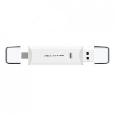 CARD READER MICROSD/SD TYPE C USB 3.0 PLATINE foto