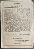 1895 - 1897 iconita catolica Iasi / Jassy / Jass / Jasi Sfantu Petru / Sanctus Petrus / binecuvantata de Dominic Jacquet episcopia catolica / istorie