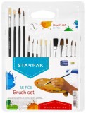 Set de pensule Starpak, 15 piese