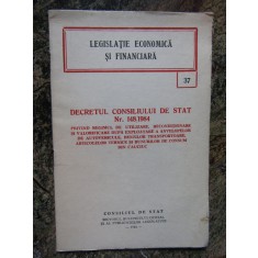 DECRETUL CONSILIULUI DE STAT NR. 148/1984