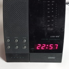 Radio cu ceas și alarmă Lifetec LT4178