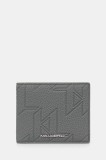 Karl Lagerfeld portofel K/URBAN MONOGRAM culoarea gri, A3M30300