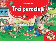 Trei purcelusi (Super povesti 3D - Tony Wolf). Bestseller. Editia a 8-a foto