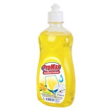 Detergent lichid pentru vase Promax, antibacterian, aroma lamaie, 500 ml